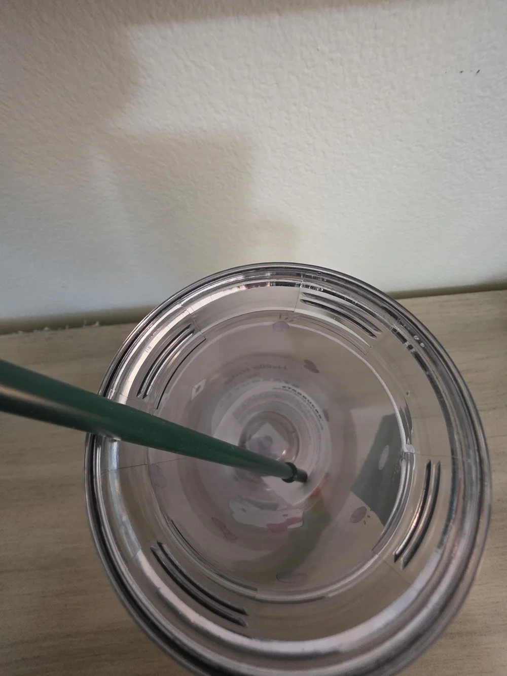Green Hello Kitty Double Wall Tumbler with Straw NWT